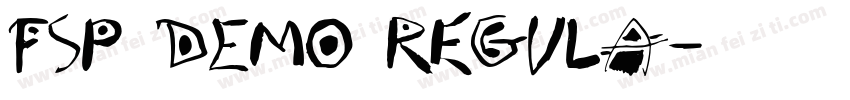 FSP DEMO Regula字体转换